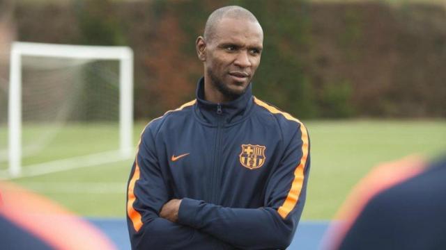 Abidal, durante un entrenamiento con el FC Barcelona. Foto fcbarcelona.es