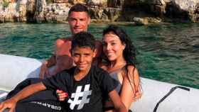 Cristiano Ronaldo, de vacaciones en Grecia con Georgina y su hijo. Foto Instagram (@cristiano)
