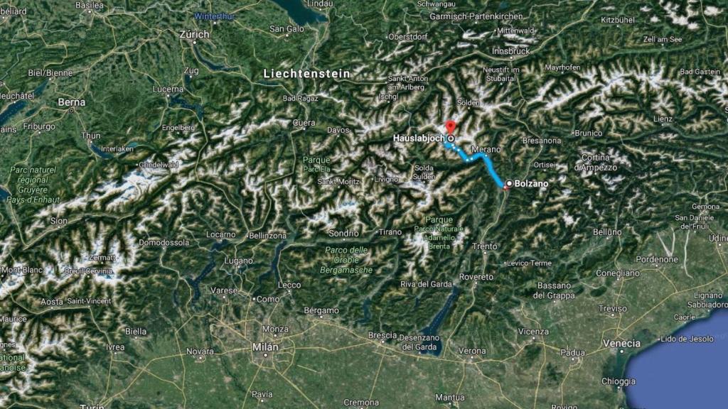 El viaje de Ötzi por el norte de Italia durante 46 años