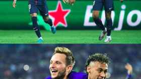 Mensaje de Neymar a Mbappé y Rakitic. Foto: Instagram (@neymarjr)