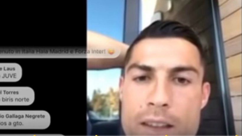 Las primeras palabras de Cristiano Ronaldo en italiano