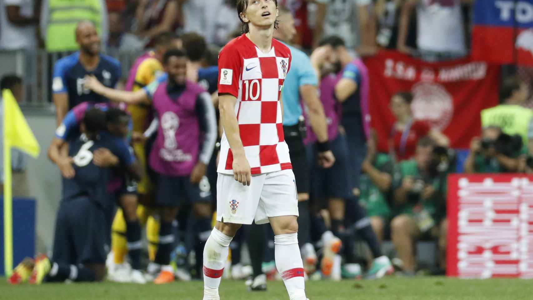 Modric, durante la final del Mundial.