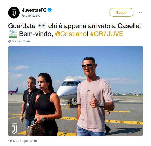 Cristiano llega a Turín: este lunes será presentado por la Juve