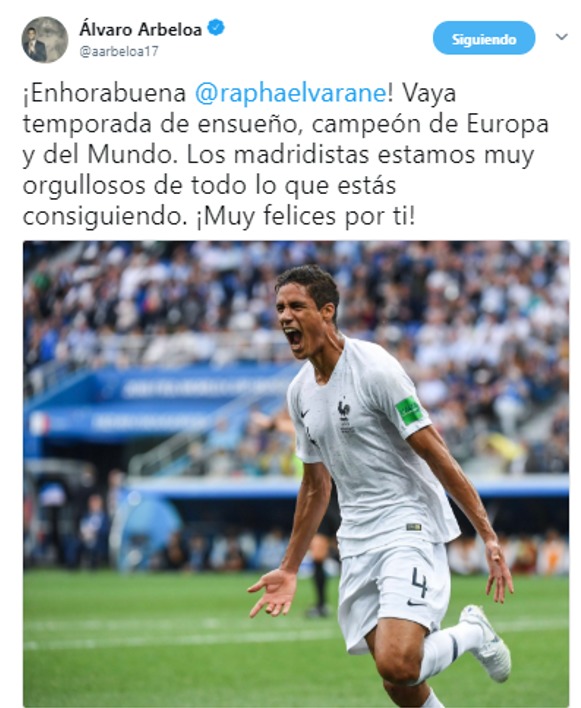 Tuit de Arbeloa