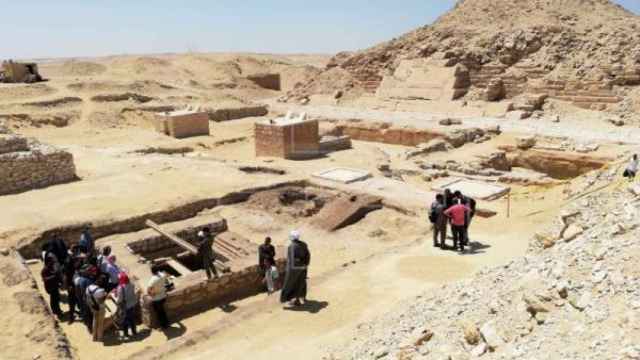 Pozo de treinta metros excavado en el centro de un antiguo taller de momificación