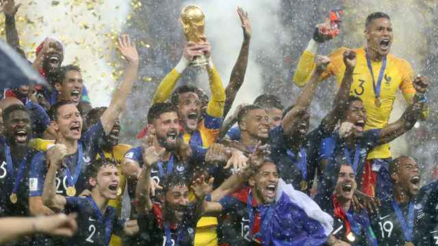 La celebración de Francia, campeona del mundo 2018.