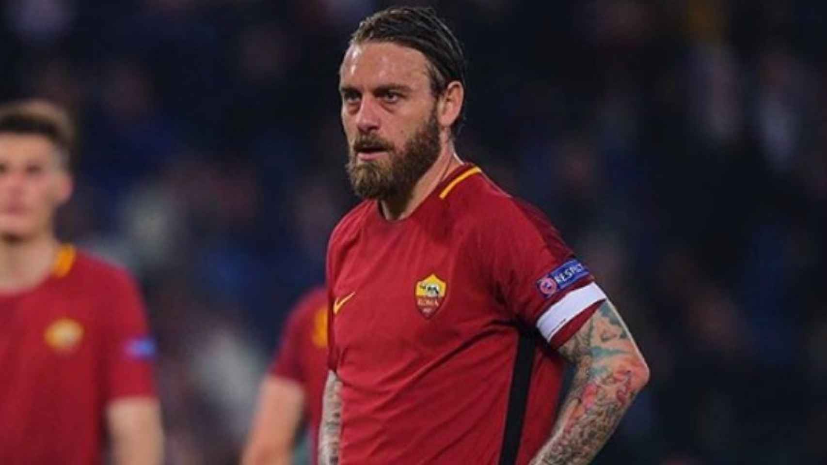Daniele De Rossi. jugador de la Roma. Foto: Instagram (@dderossiofficial)