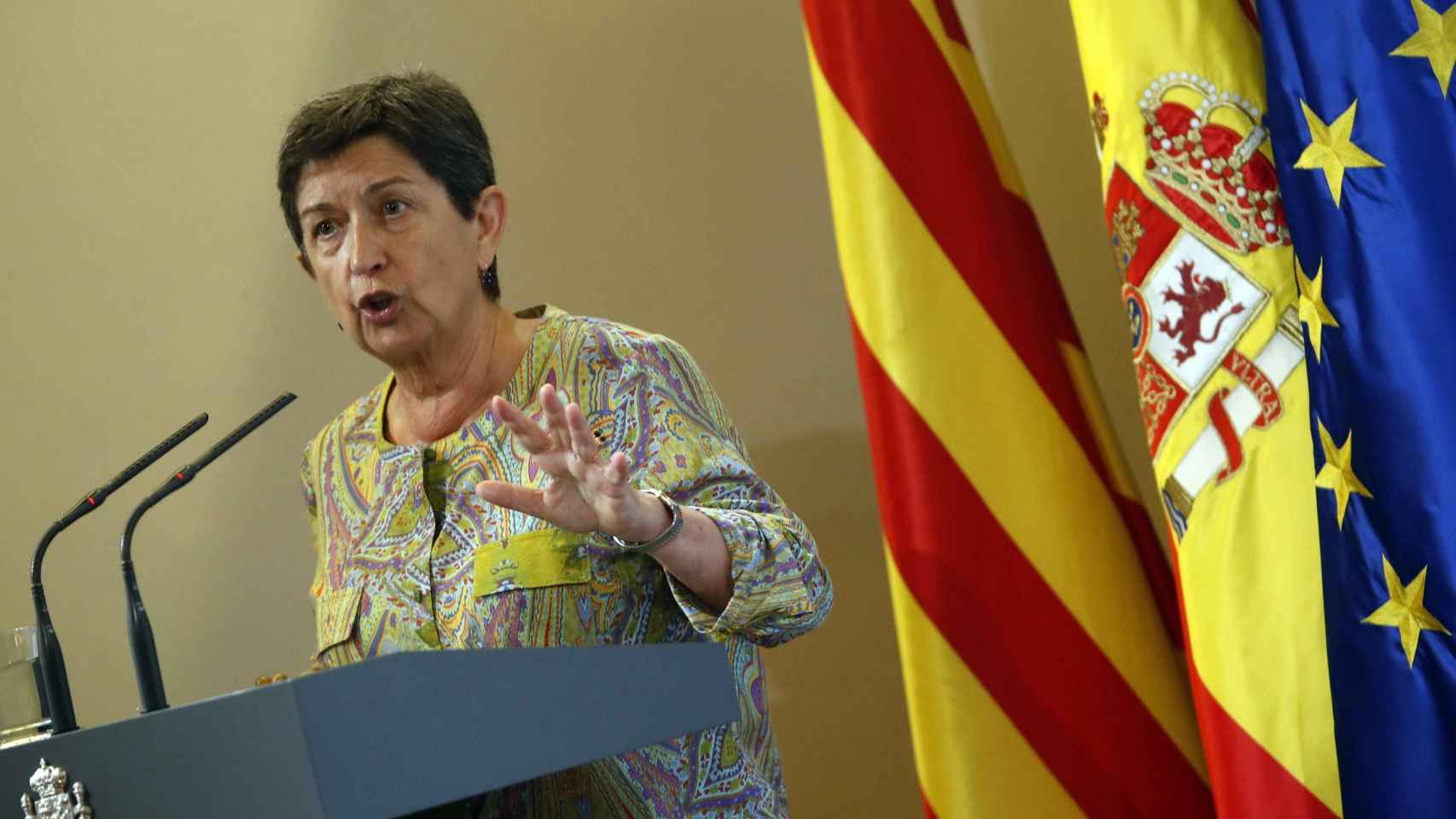 Teresa Cunillera, en un acto reciente como delegada del Gobierno en Cataluña.