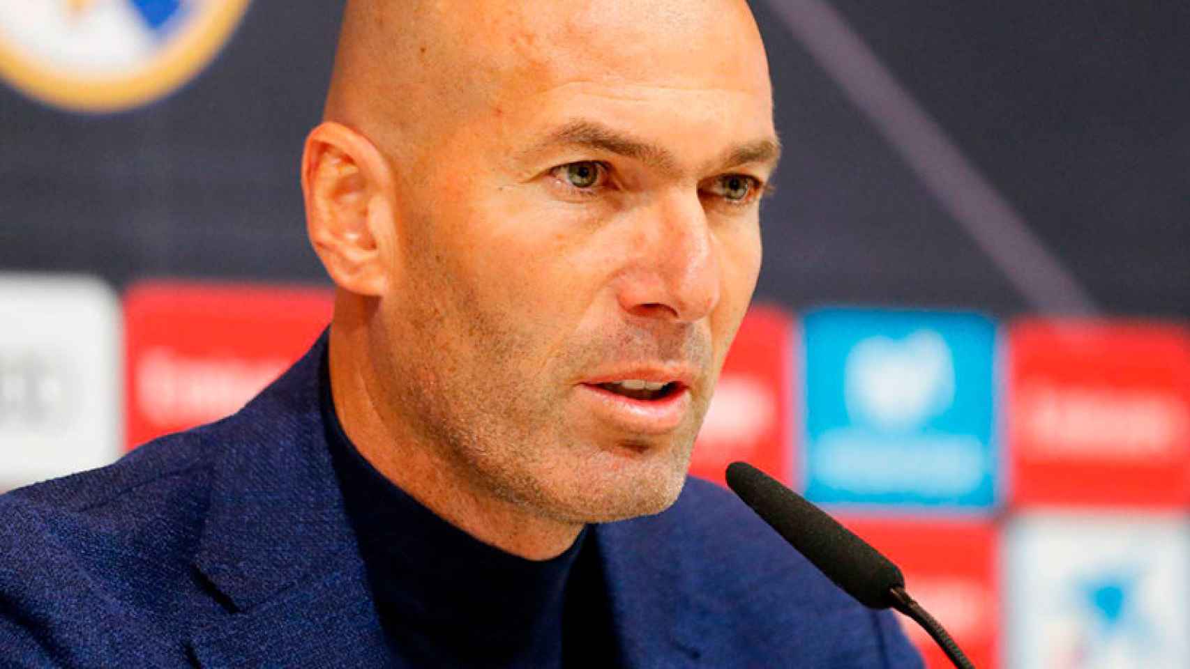 Zinedine Zidane, en su última rueda de prensa en el Real Madrid