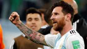 Messi con Argentina. Foto: Twitter (@elchiringuitotv).