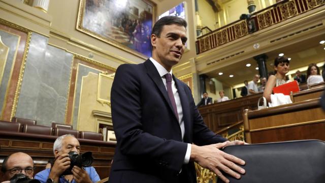 Sánchez ha comparecido a petición propia en el Congreso.