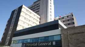 Fachada del edificio general del Hospital La Paz