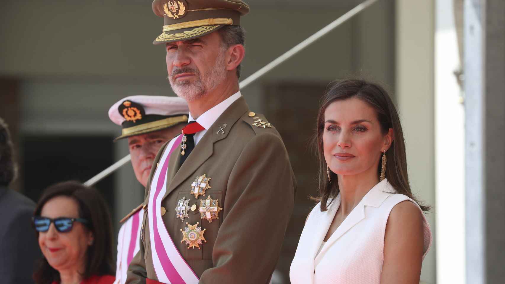 Los reyes de España, Felipe y Letizia, en su último acto público.