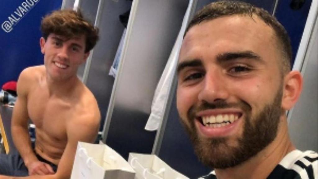 Mayoral y Odriozola.
Foto: Instagram (@borjitamayoral)