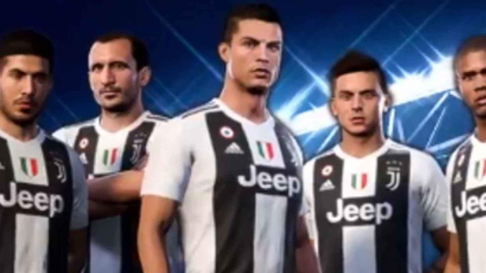 Cristiano con la camiseta de la Juventus en el FIFA 19