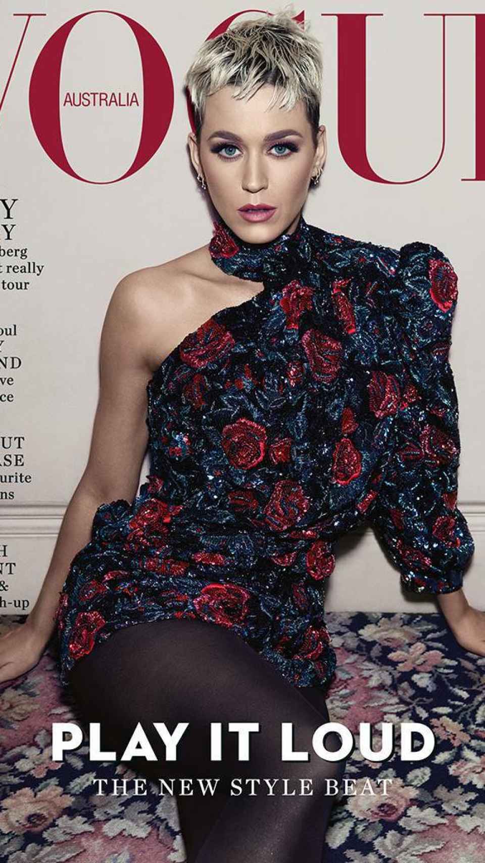 Katy Perry en la portada de 'Vogue Australia'.