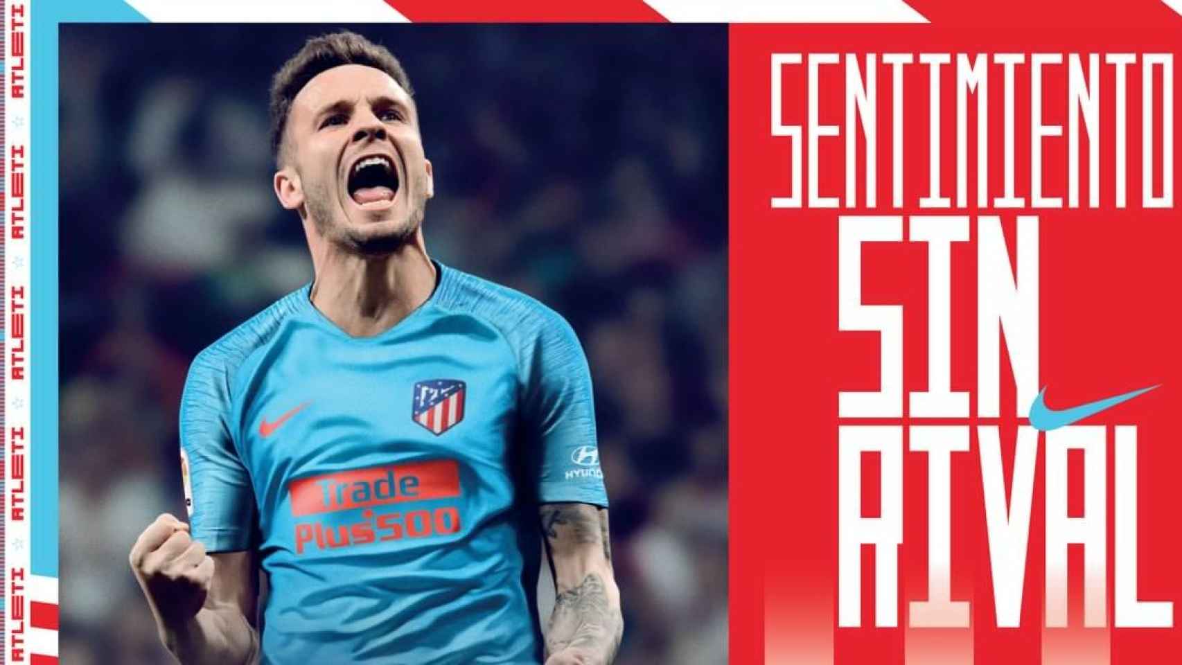 La segunda equipación del Atlético de Madrid para la temporada 2018/2019