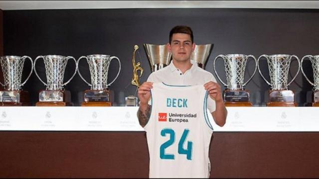 Deck, nuevo jugador del Real Madrid de baloncesto