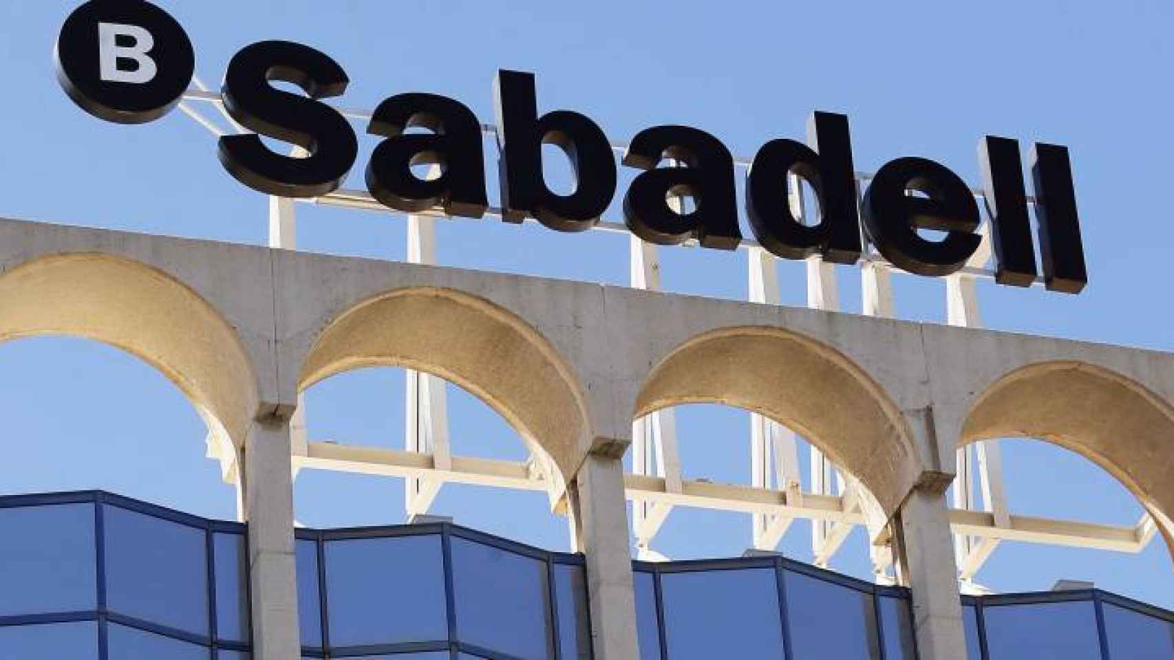 El logo de Banco Sabadell en una imagen de archivo.