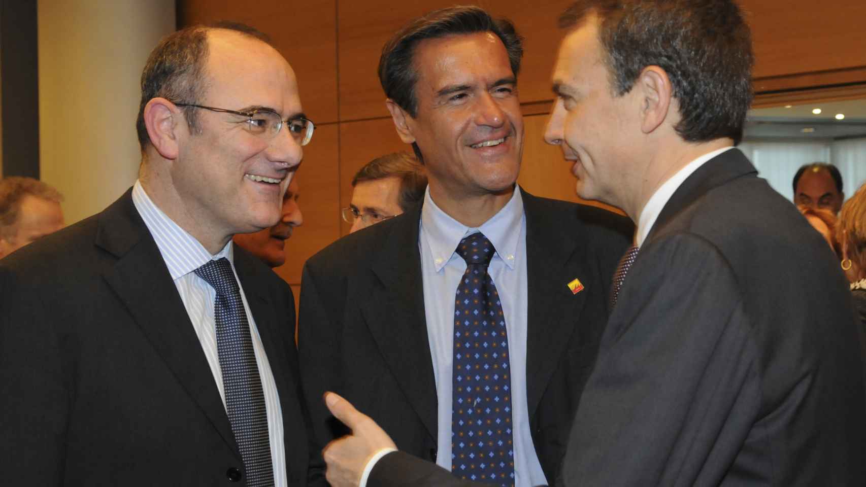 Jaume Duch, con el expresidente José Luis Rodríguez Zapatero en 2014
