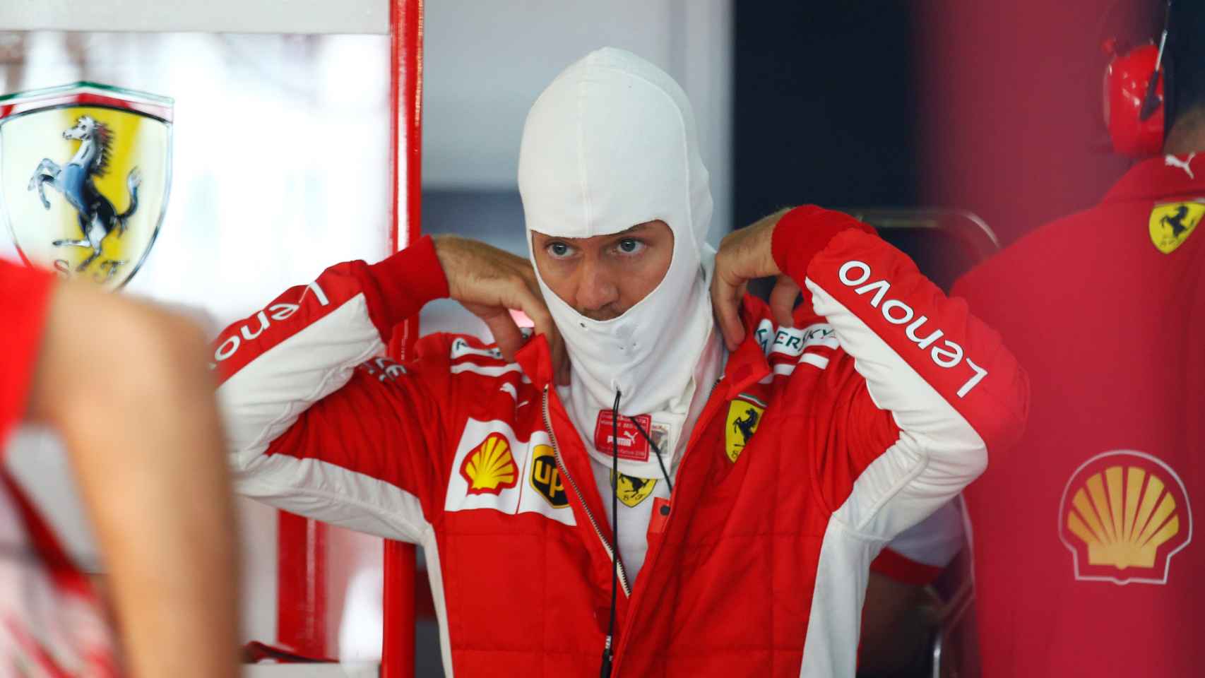 Sebastian Vettel, durante el Gran Premio de Alemania