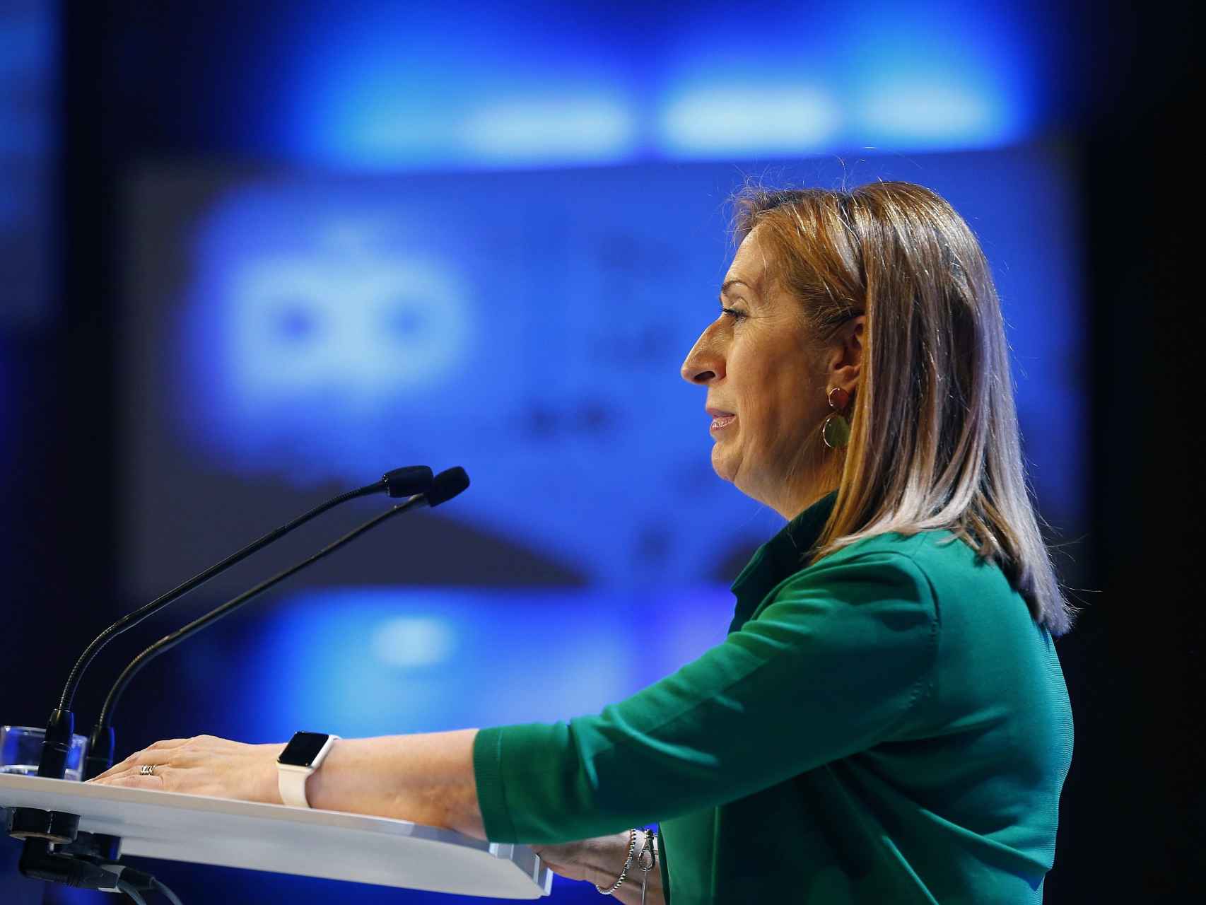 Ana Pastor durante su intervención en el Congreso del PP.
