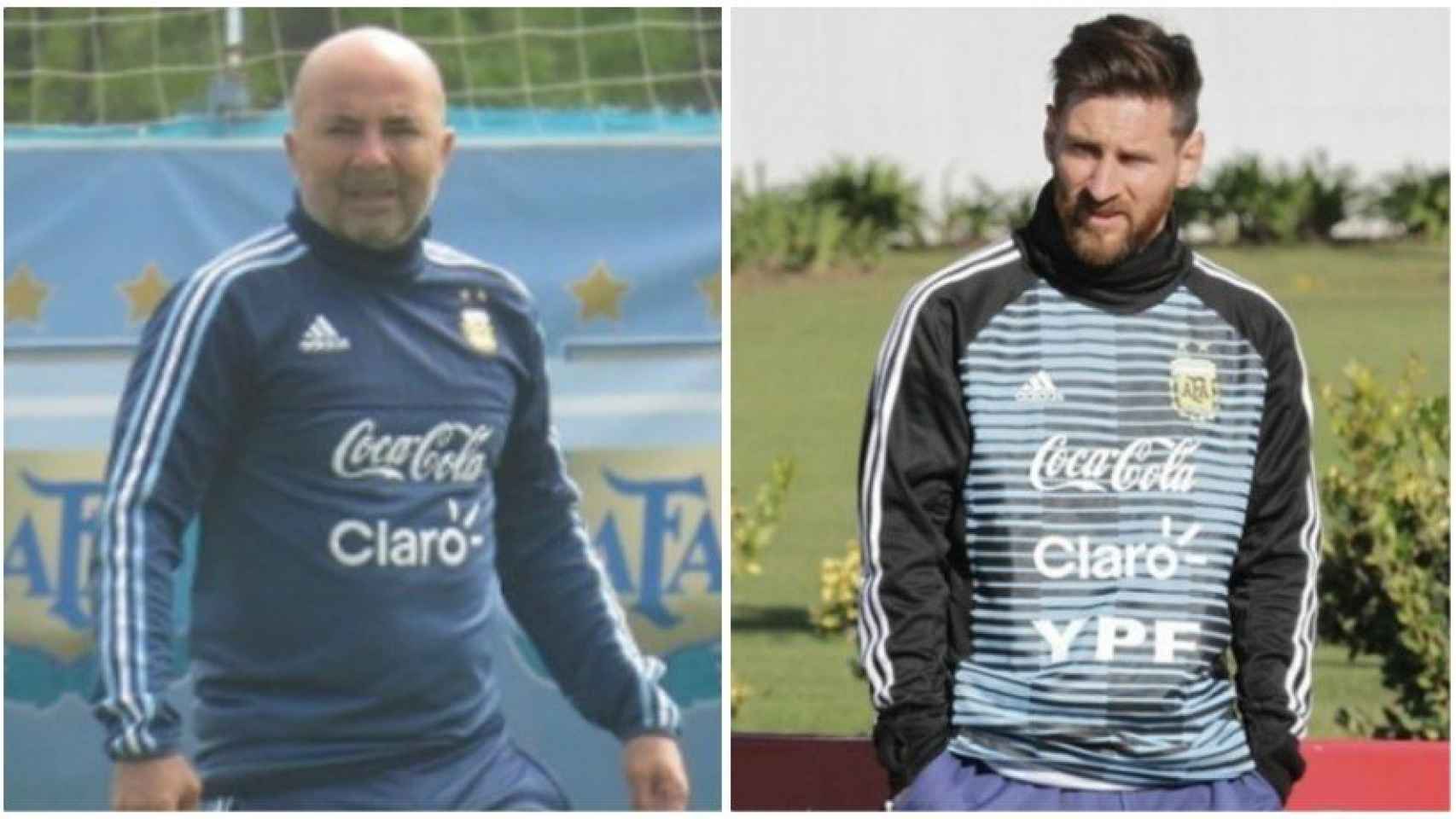 Sampaoli y Messi