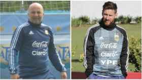 Sampaoli y Messi