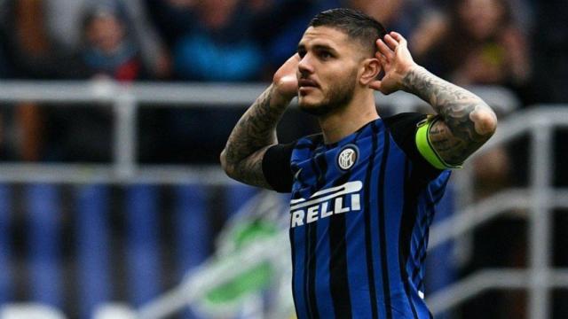 Icardi celebra un gol. Foto inter.it