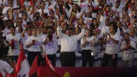 Ortega habla durante la celebración del 39 aniversario de la revolución sandinista.