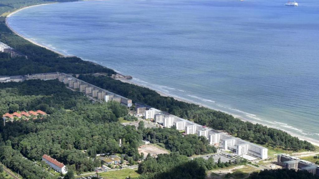 Vista aérea de Prora en la actualidad.