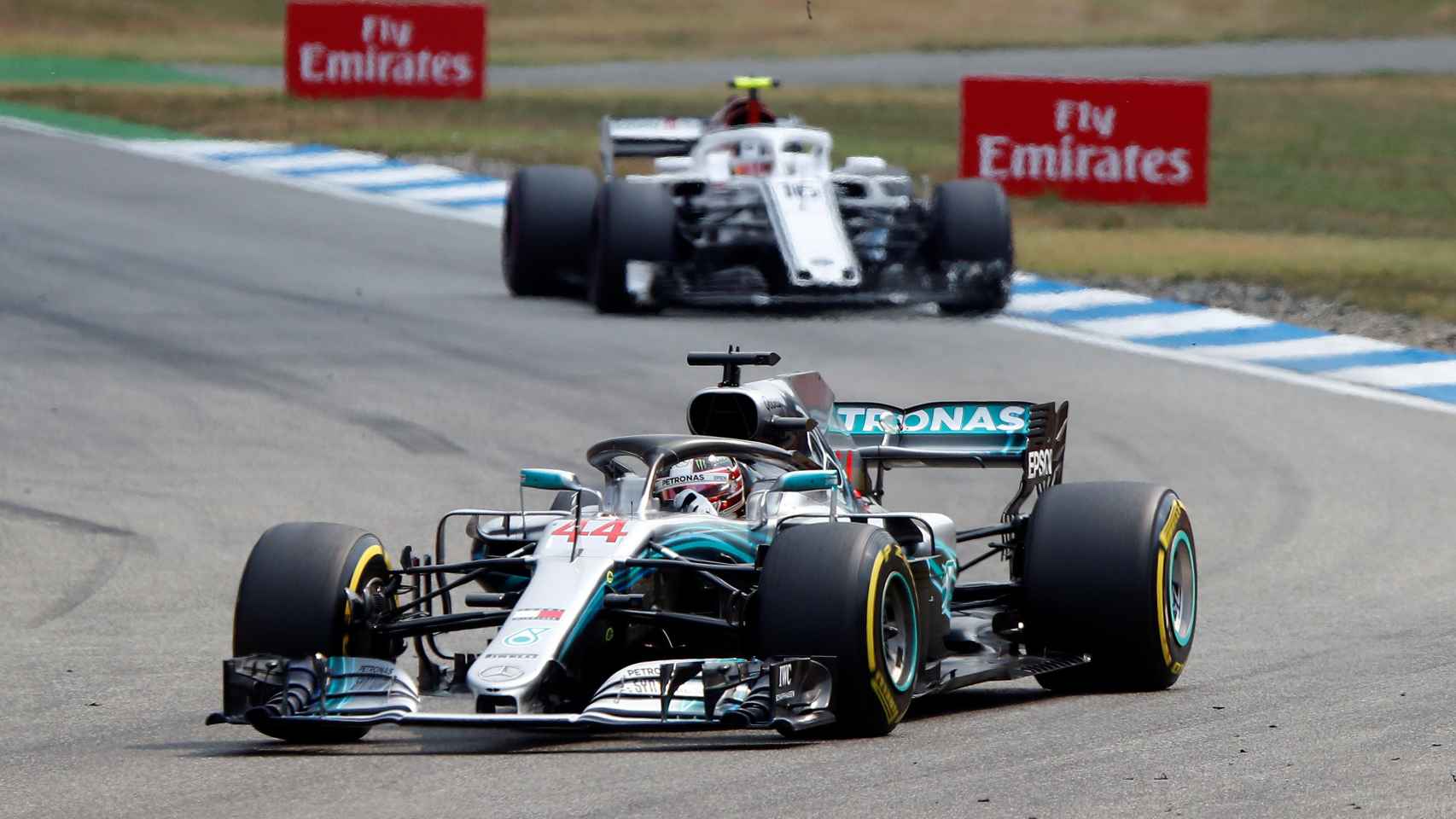 Lewis Hamilton. en el Gran Premio de Alemania de Fórmula 1
