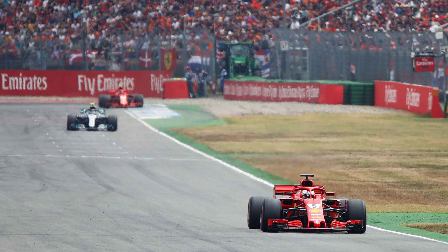 Vettel, en el Gran Premio de Alemania de Fórmula 1