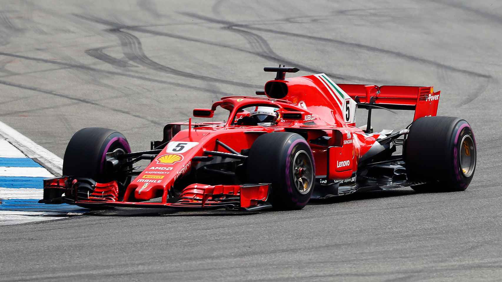 Vettel, en el Gran Premio de Alemania de Fórmula 1