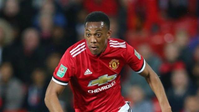 Martial en un partido con el Manchester United. Foto: manutd.com