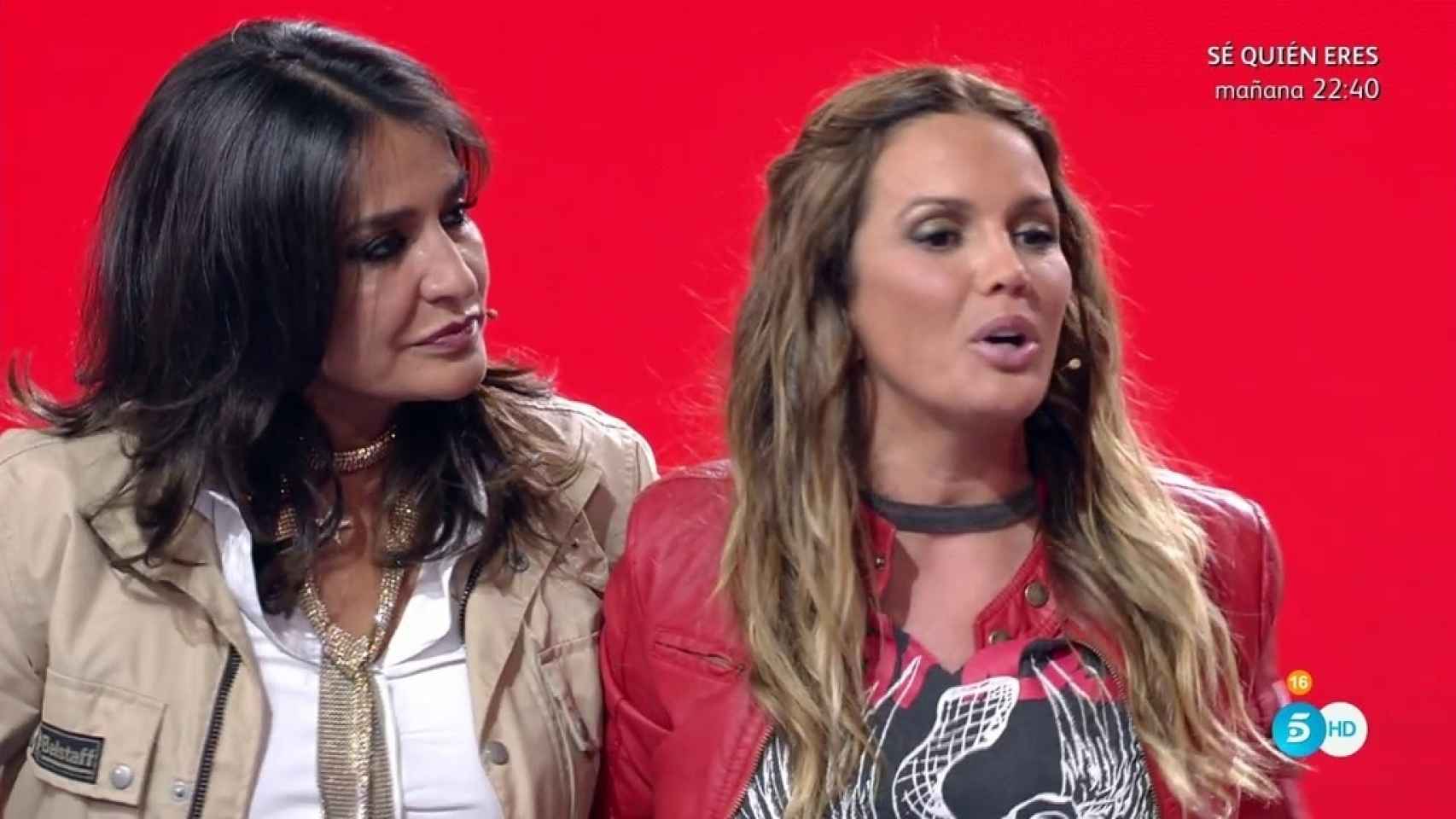 Aída Nizar y Marta López en el debate de 'Gran Hermano VIP'