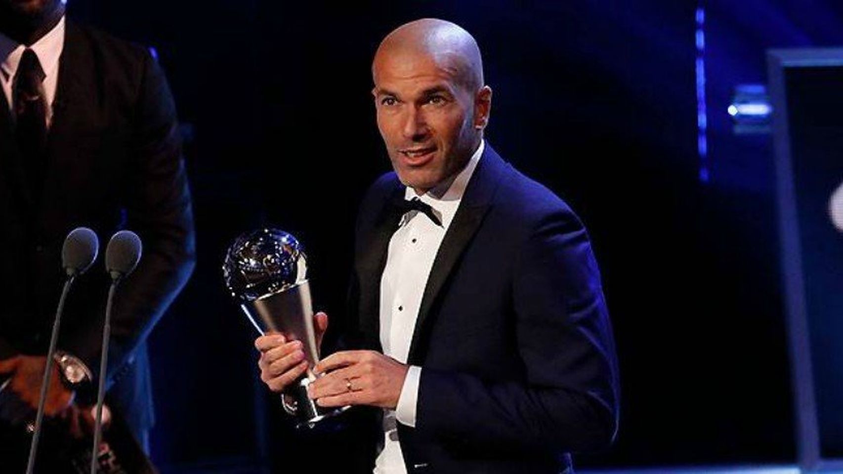 Zidane en los premios The Best