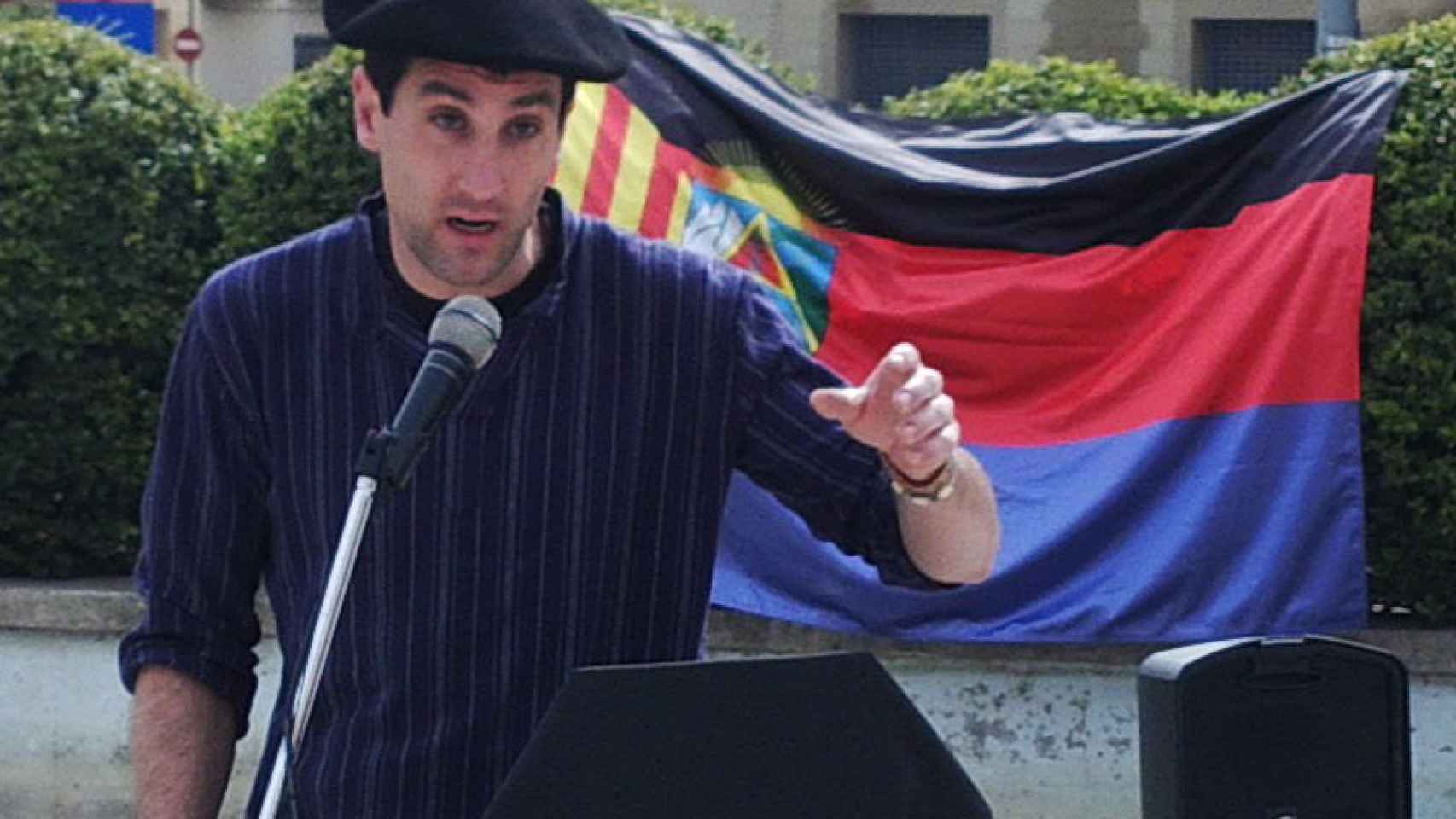 Chesús 'Txema' Royo es educador en Zaragoza e independentista aragonés