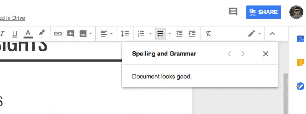 google docs gramatica 3