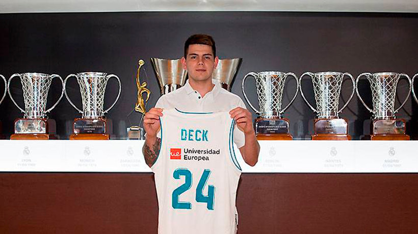 Deck, nuevo jugador del Real Madrid de baloncesto