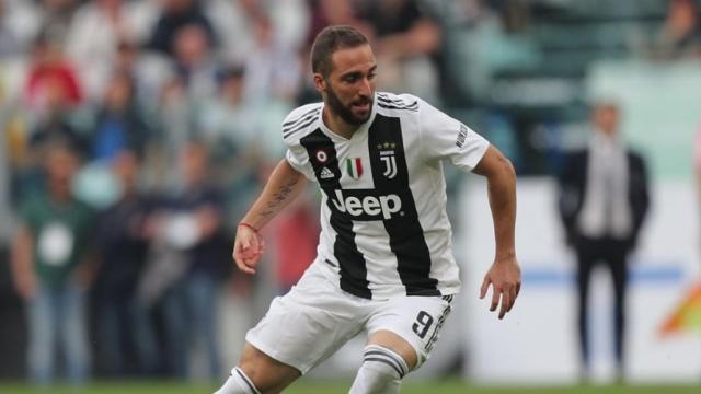 Higuaín durante un partido de la Juventus. Foto: Twitter (@juventusfc).