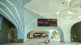 Imagen del metro de Doha.