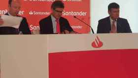 José María Álvarez, CEO del Santander en la rueda de prensa de resultados.