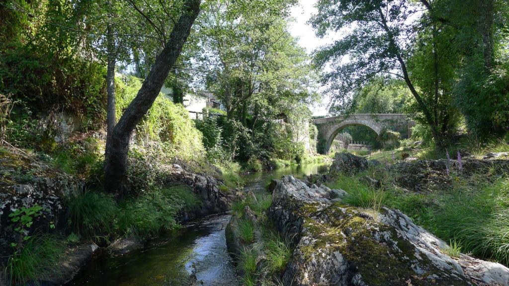 Vista del Baralla y del Puente Os Mazos,
