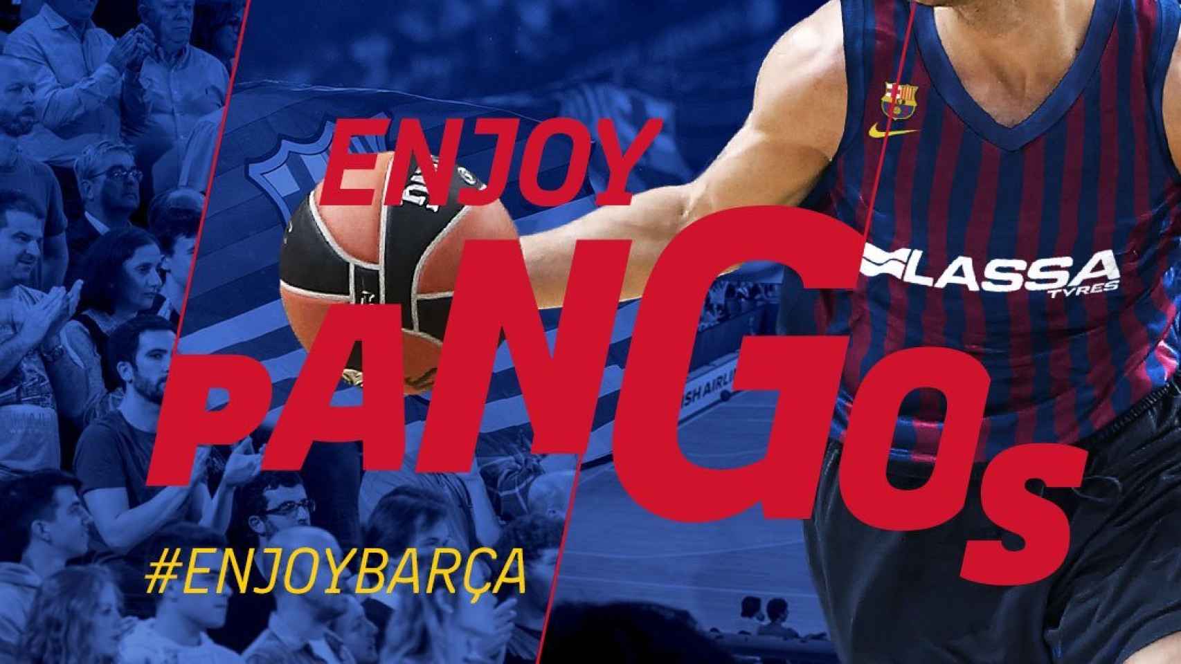 Así anunció el Barcelona Lassa el fichaje de Kevin Pangos. Foto: Twitter (@FCBbasket)