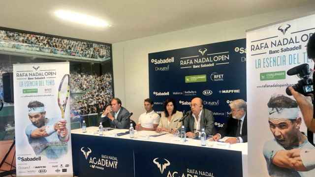 Presentación del torneo Challenger Tour Rafa Nadal Banc Sabadell. Foto: Twitter (@rnadalacademy)