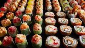 Imagen de sushi de Sushi Shop en una imagen de archivo.