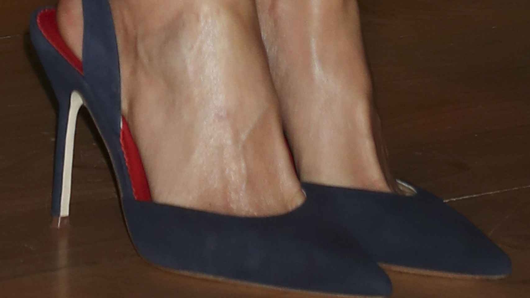 Las sandalias de Letizia.