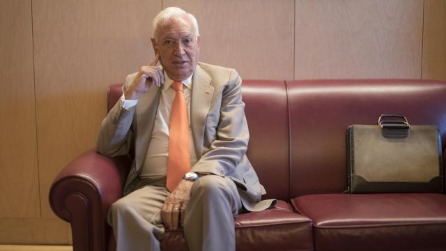 Margallo en una entrevista con EL ESPAÑOL.