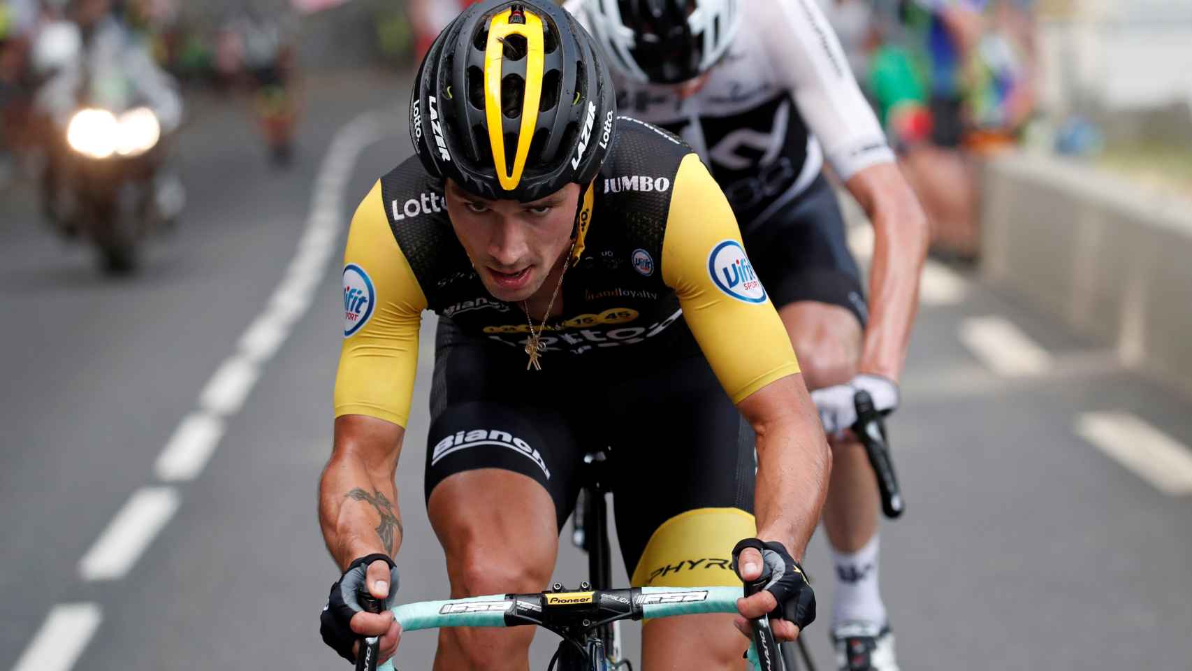 Primoz Roglic en el pasado Tour de Francia